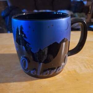 Americaware Colorado Night Sky blue/Black Coffee Mug, 24 oz